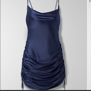 Aritzia: (Wilfred) Only Ruched Slip Dress